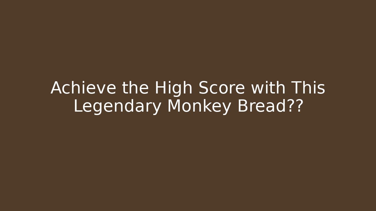 Achieve the High Score with This Legendary Monkey Bread秘方 - Vintage E-Juice