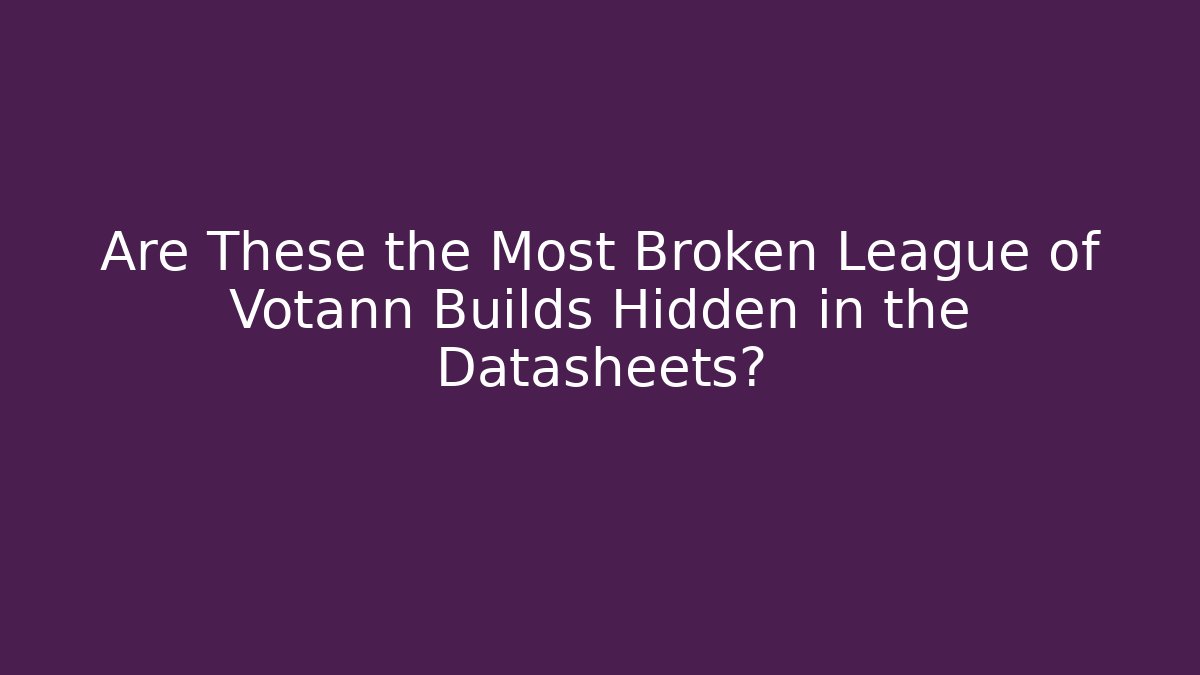 Are These the Most Broken League of Votann Builds Hidden in the Datasheets?