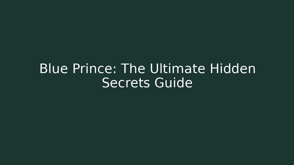 Blue Prince: The Ultimate Hidden Secrets Guide