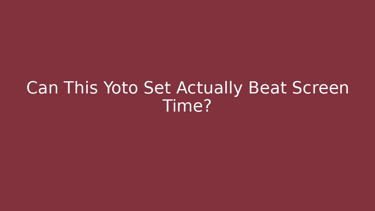 Can This Yoto Set Actually Beat Screen Time?