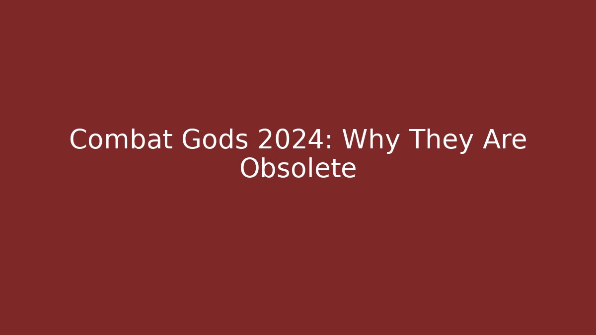 Combat Gods 2024: Why They Are Obsolete - Vintage E-Juice