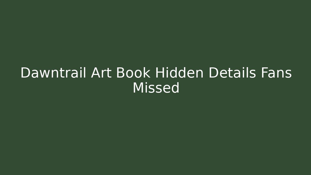 Dawntrail Art Book Hidden Details Fans Missed