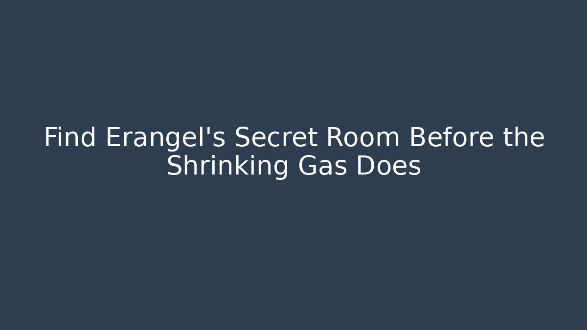 Find Erangel's Secret Room Before the Shrinking Gas Does - Vintage E-Juice