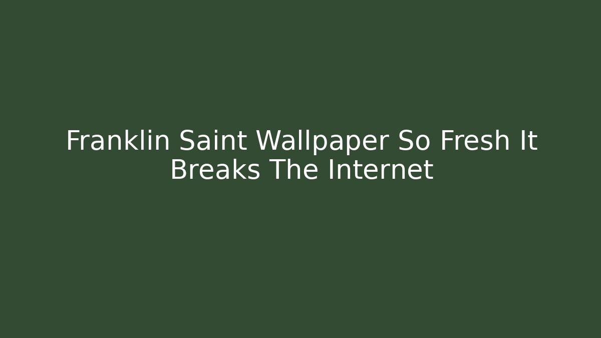 franklin saint wallpaper