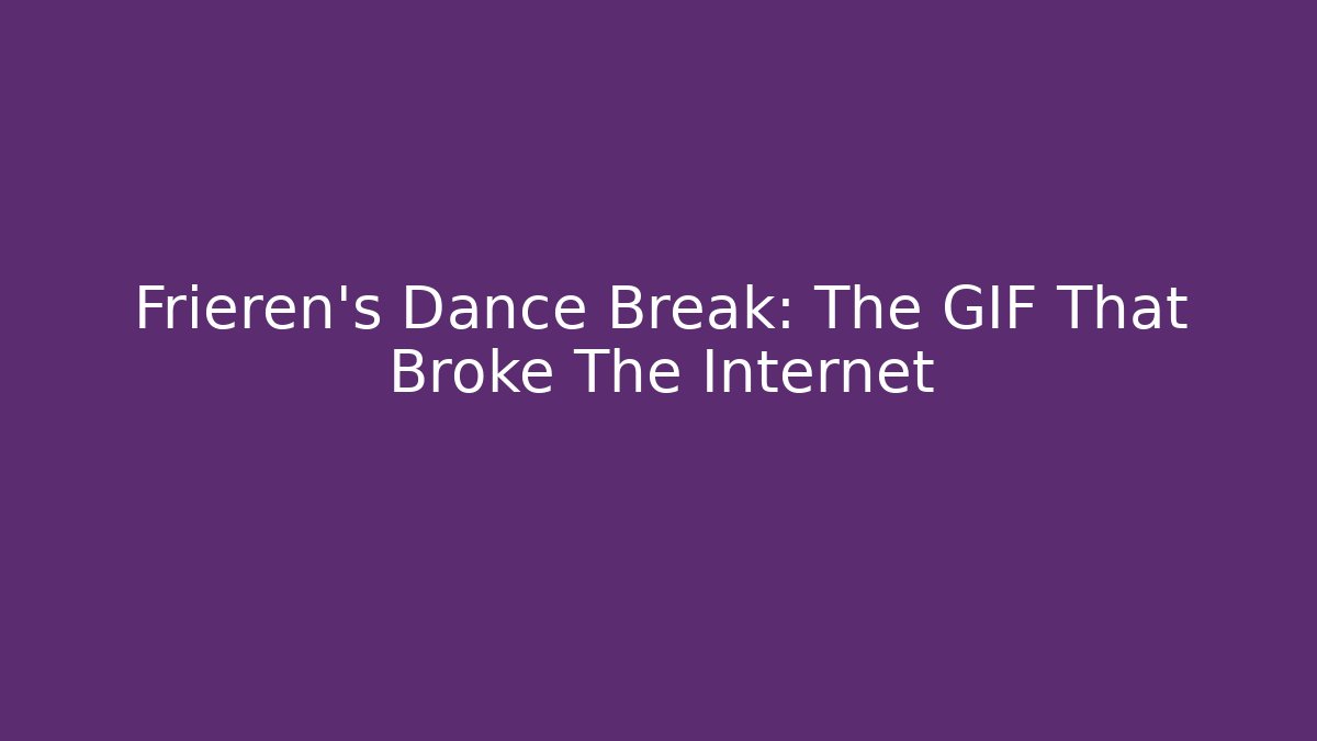 Frieren's Dance Break: The GIF That Broke The Internet