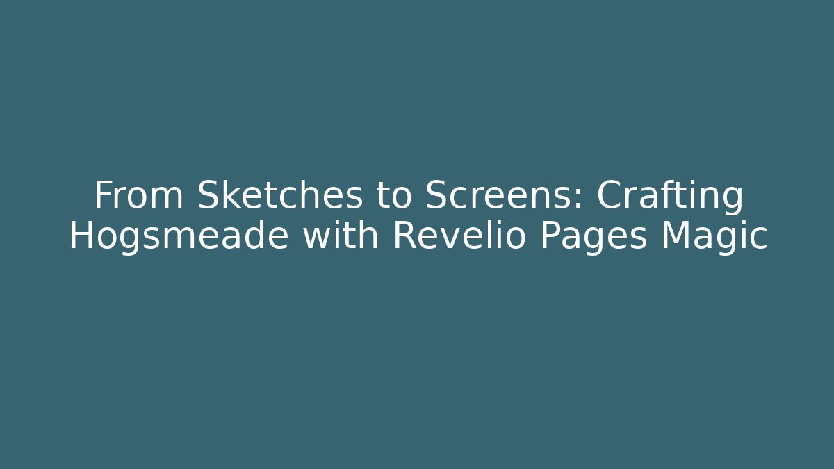 hogsmeade revelio pages