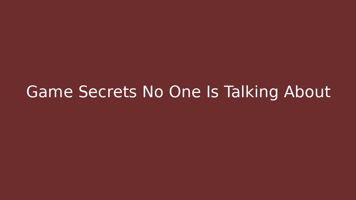 Game Secrets No One Is Talking About - Vintage E-Juice