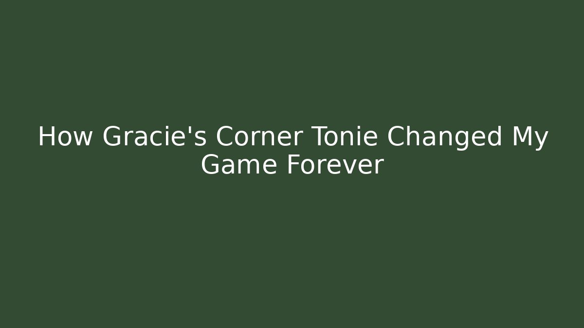 How Gracie's Corner Tonie Changed My Game Forever - Vintage E-Juice