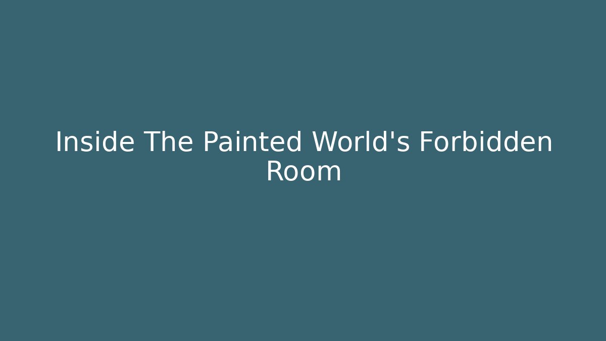 Inside The Painted World's Forbidden Room - Vintage E-Juice