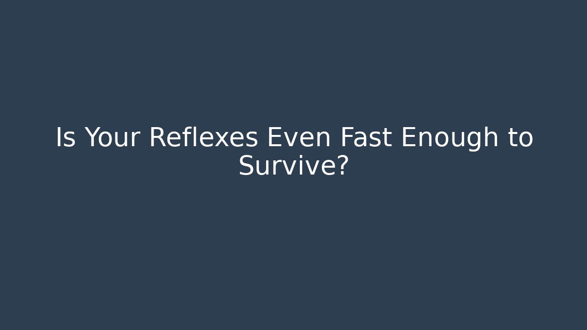 Is Your Reflexes Even Fast Enough to Survive? - Vintage E-Juice