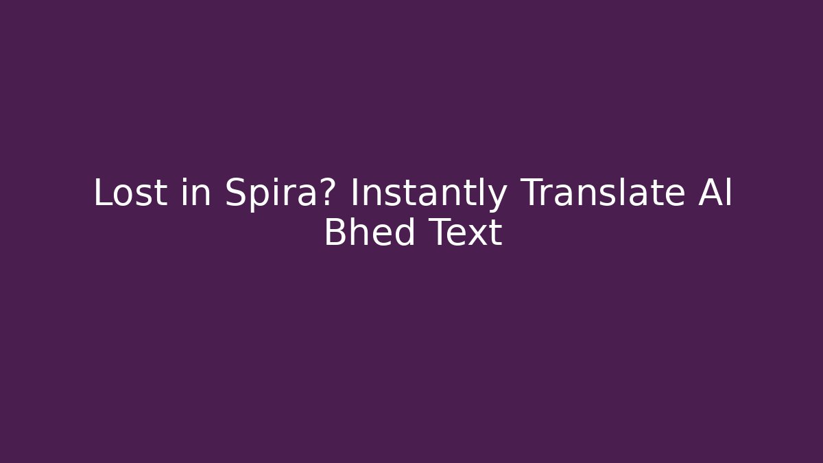 Lost in Spira? Instantly Translate Al Bhed Text