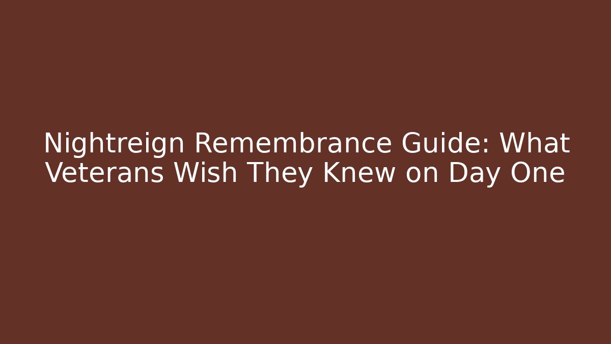 Nightreign Remembrance Guide: What Veterans Wish They Knew on Day One