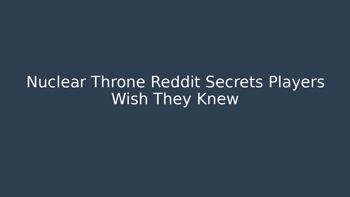 Nuclear Throne Reddit Secrets Players Wish They Knew