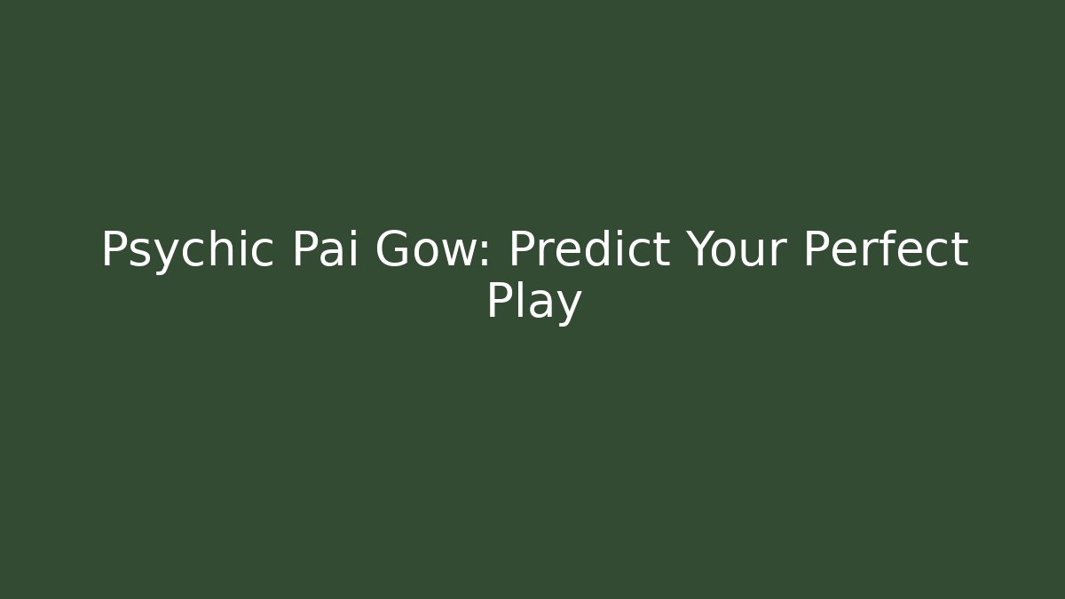 Psychic Pai Gow: Predict Your Perfect Play - Vintage E-Juice