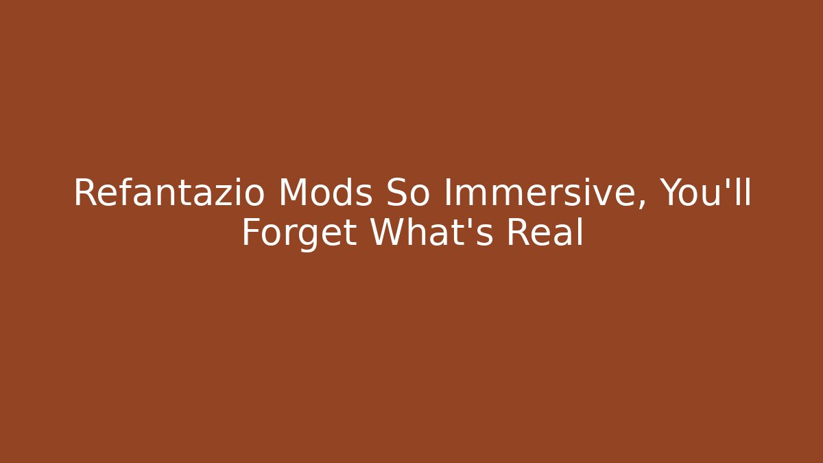 Refantazio Mods So Immersive, You'll Forget What's Real