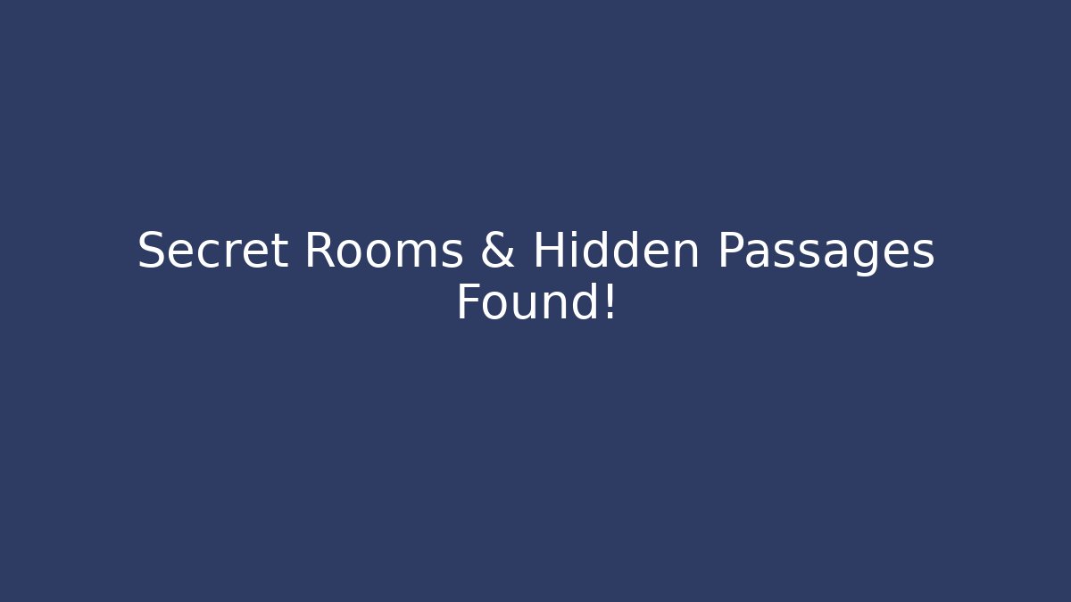 Secret Rooms & Hidden Passages Found! - Vintage E-Juice
