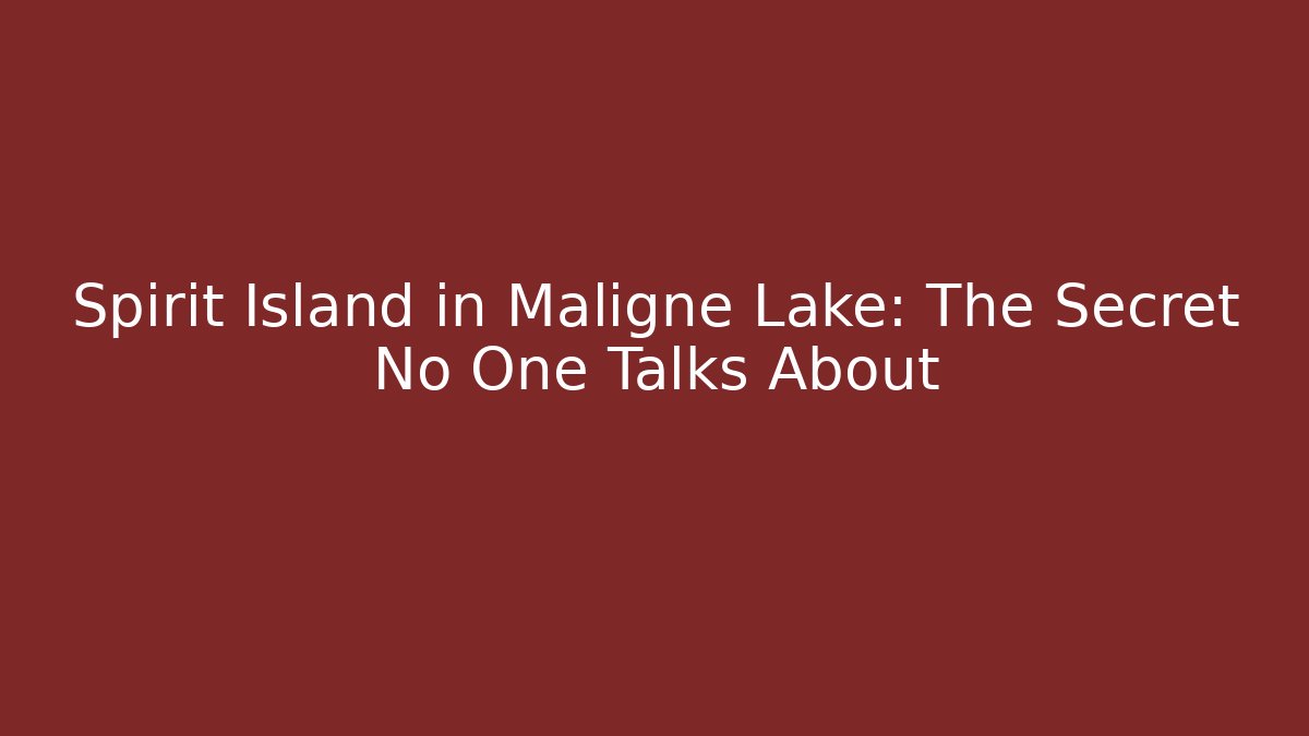 Spirit Island in Maligne Lake: The Secret No One Talks About - Vintage E-Juice