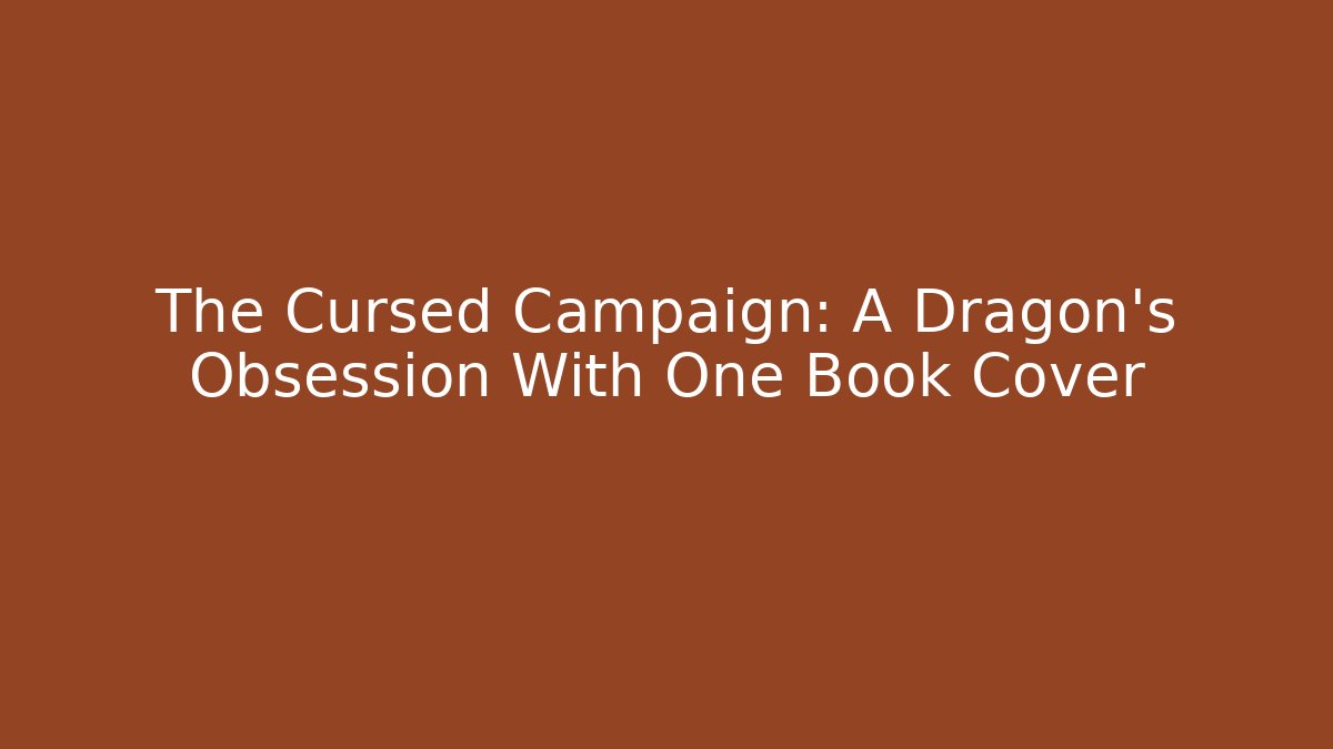 The Cursed Campaign: A Dragon's Obsession With One Book Cover