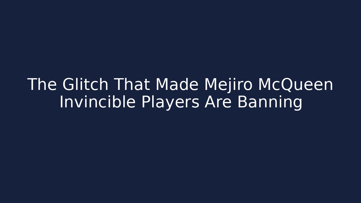 The Glitch That Made Mejiro McQueen Invincible Players Are Banning