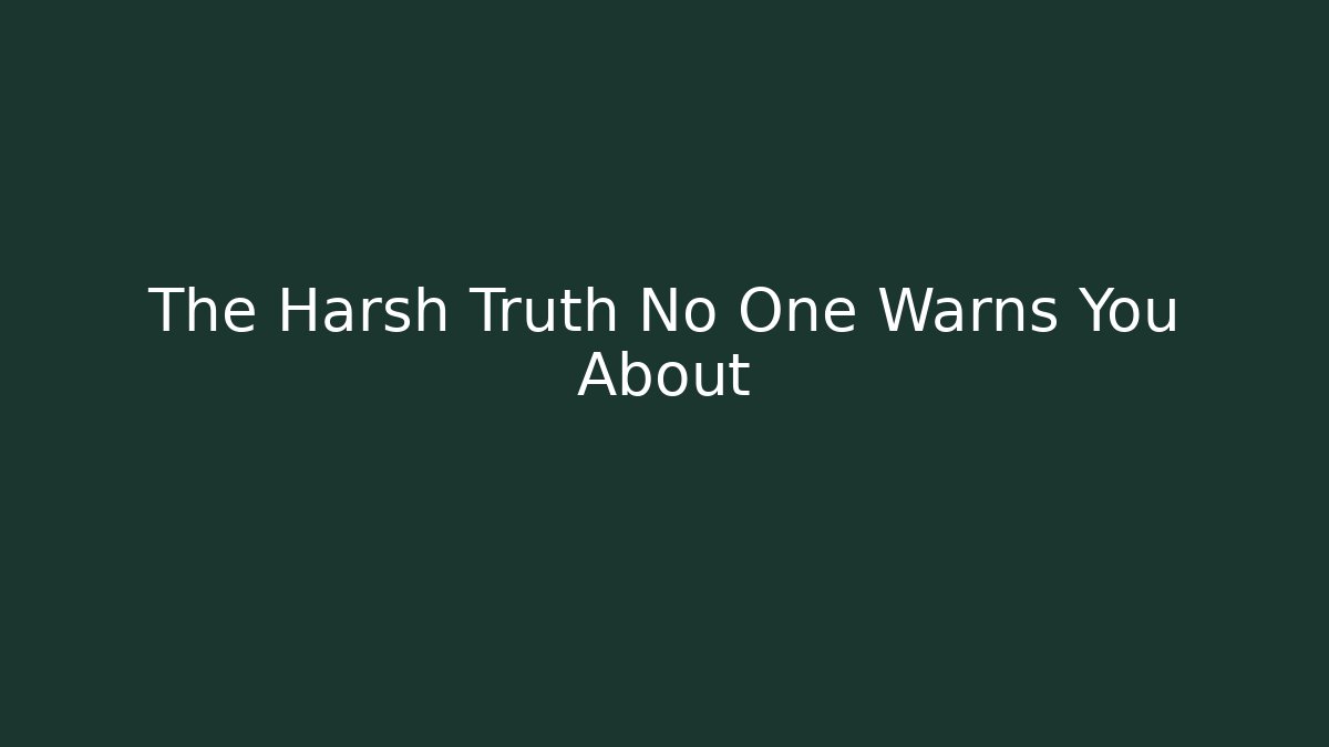 The Harsh Truth No One Warns You About - Vintage E-Juice