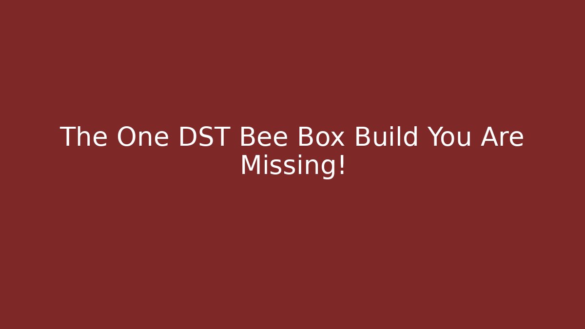 The One DST Bee Box Build You Are Missing! - Vintage E-Juice