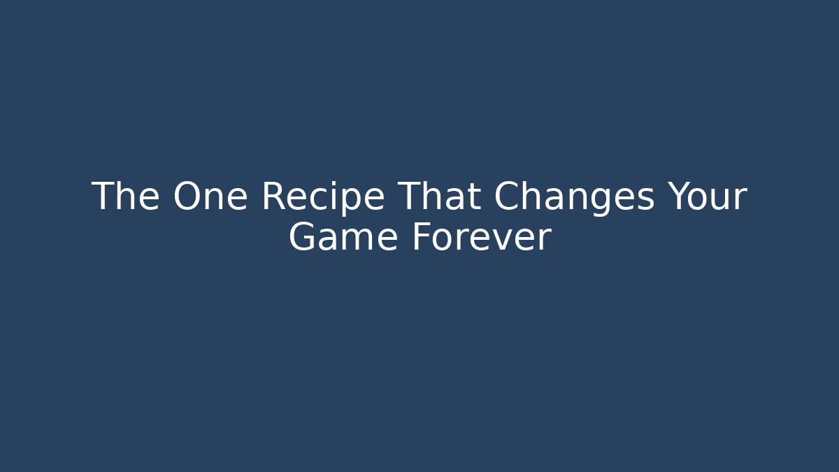 The One Recipe That Changes Your Game Forever - Vintage E-Juice
