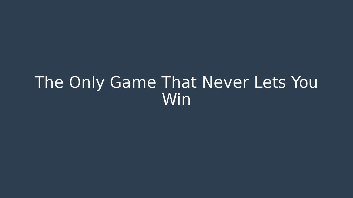 The Only Game That Never Lets You Win - Vintage E-Juice