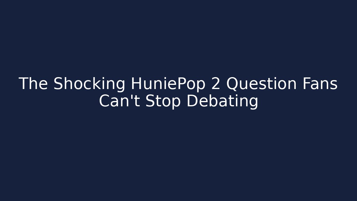 The Shocking HuniePop 2 Question Fans Can't Stop Debating