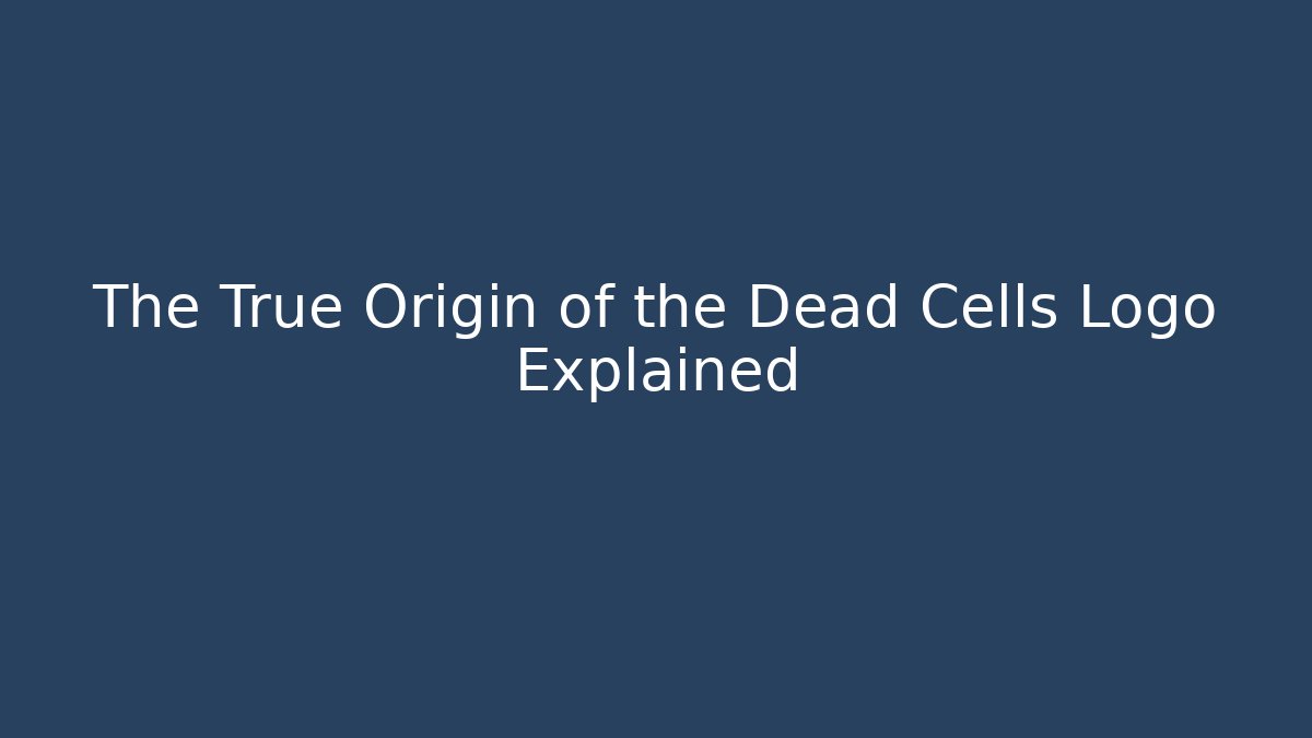 The True Origin of the Dead Cells Logo Explained - Vintage E-Juice
