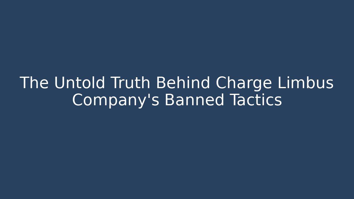 The Untold Truth Behind Charge Limbus Company’s Banned Tactics