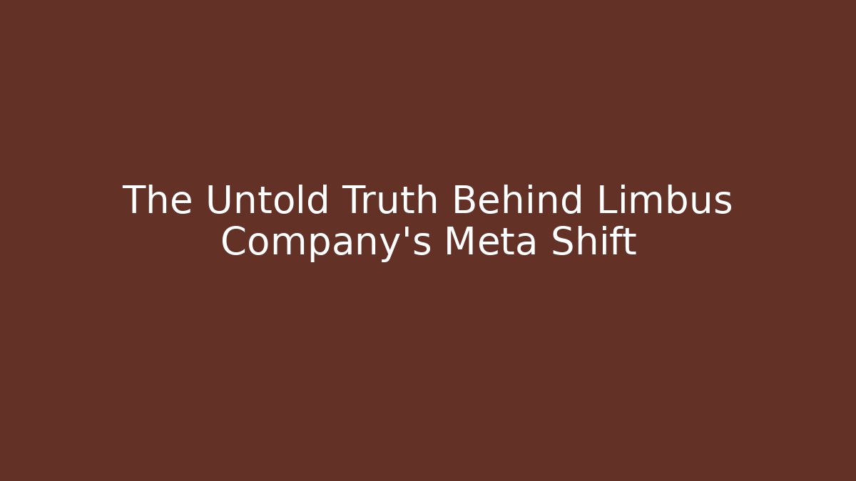 The Untold Truth Behind Limbus Company's Meta Shift
