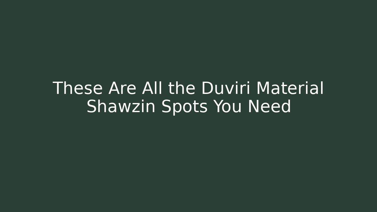 These Are All the Duviri Material Shawzin Spots You Need