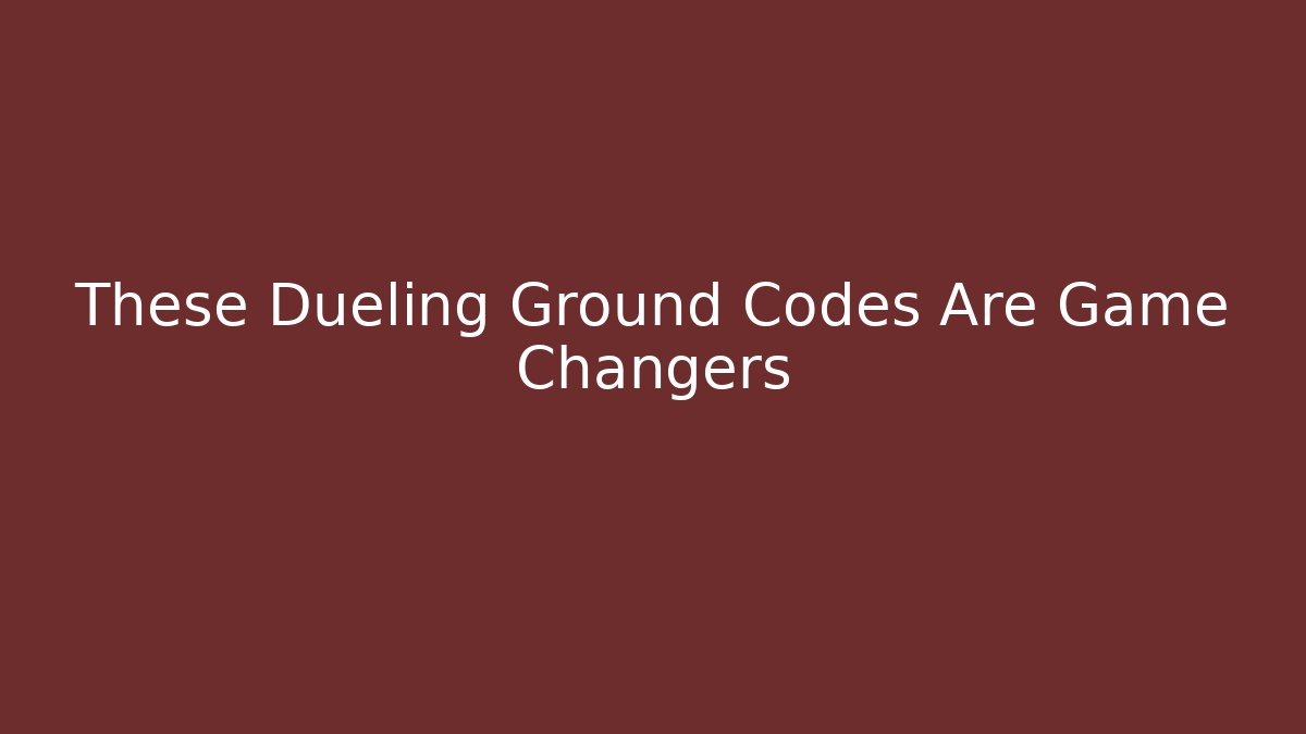 These Dueling Ground Codes Are Game Changers