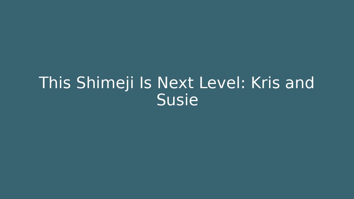 This Shimeji Is Next Level: Kris and Susie