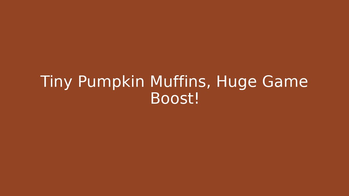 Tiny Pumpkin Muffins, Huge Game Boost! - Vintage E-Juice