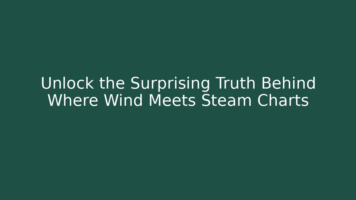 Unlock the Surprising Truth Behind Where Wind Meets Steam Charts