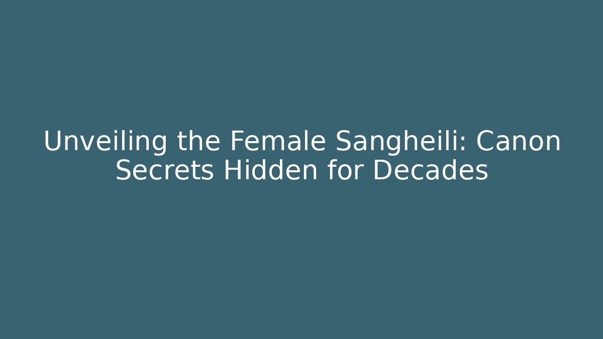 Unveiling the Female Sangheili: Canon Secrets Hidden for Decades - Vintage E-Juice