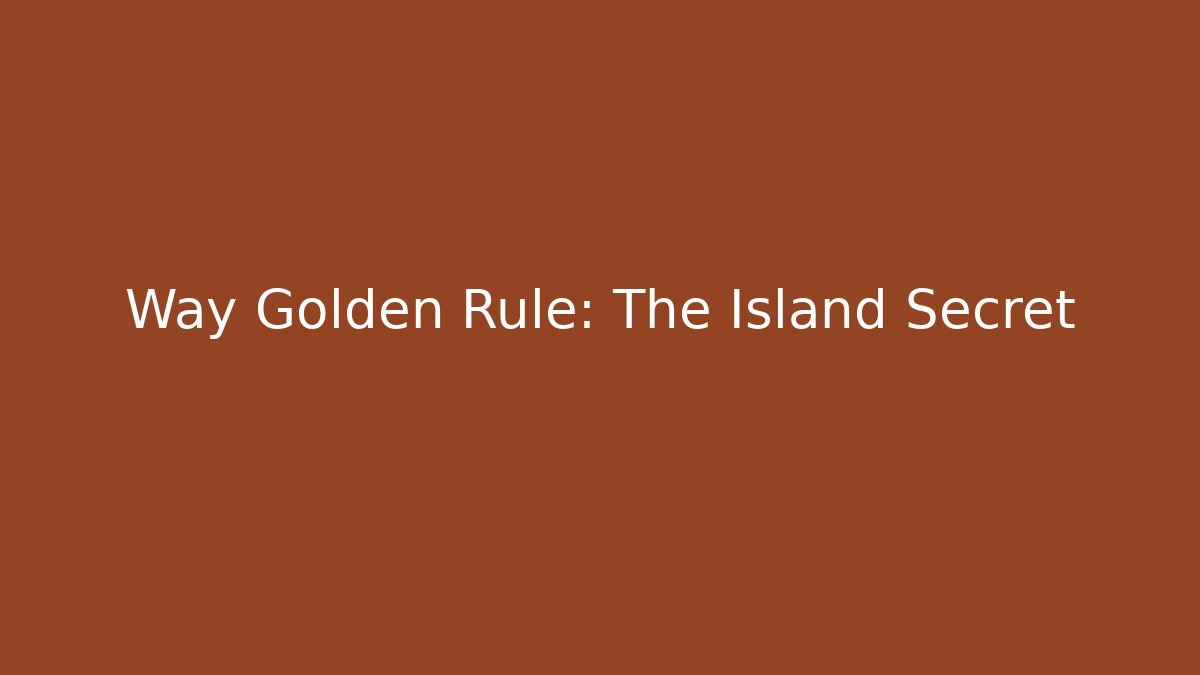3 way golden rule lonely island