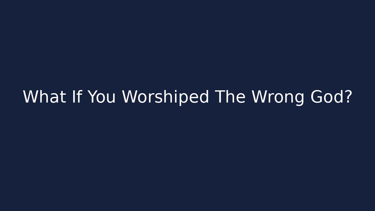 What If You Worshiped The Wrong God? - Vintage E-Juice