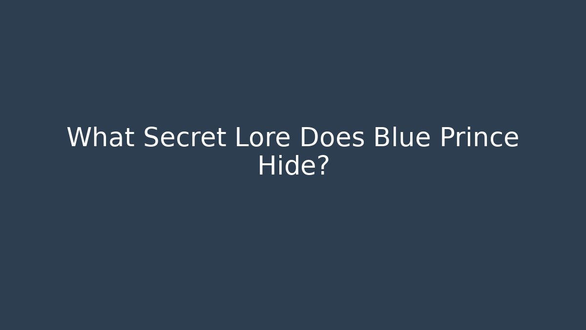 What Secret Lore Does Blue Prince Hide?