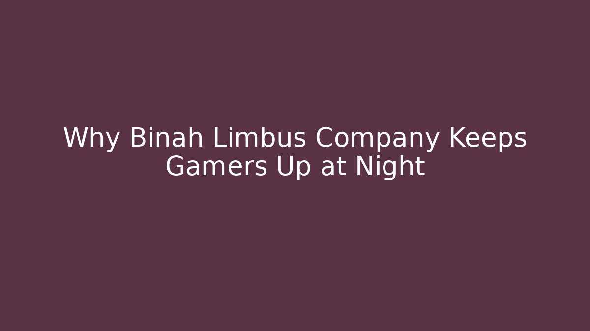 Why Binah Limbus Company Keeps Gamers Up at Night