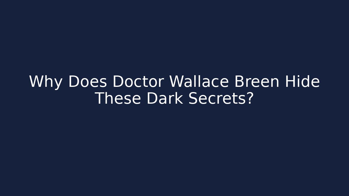 Why Does Doctor Wallace Breen Hide These Dark Secrets? - Vintage E-Juice