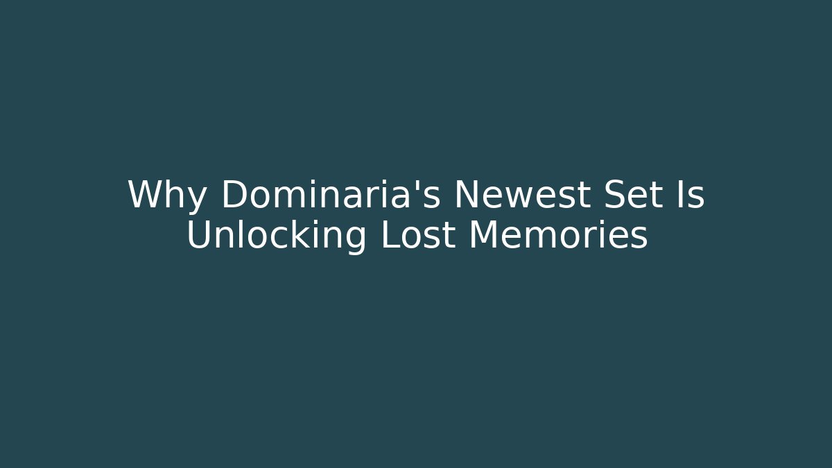 Why Dominaria's Newest Set Is Unlocking Lost Memories