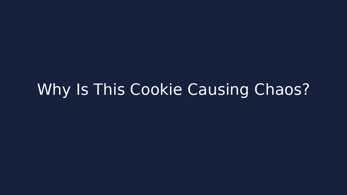 Why Is This Cookie Causing Chaos? - Vintage E-Juice