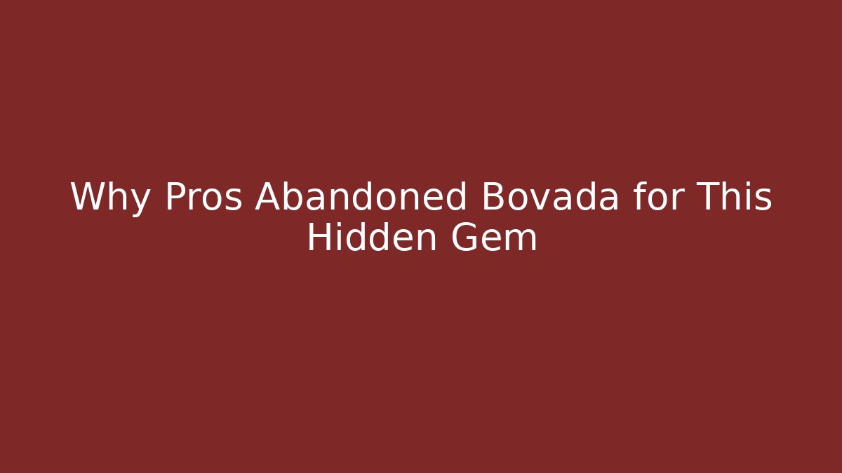 Why Pros Abandoned Bovada for This Hidden Gem