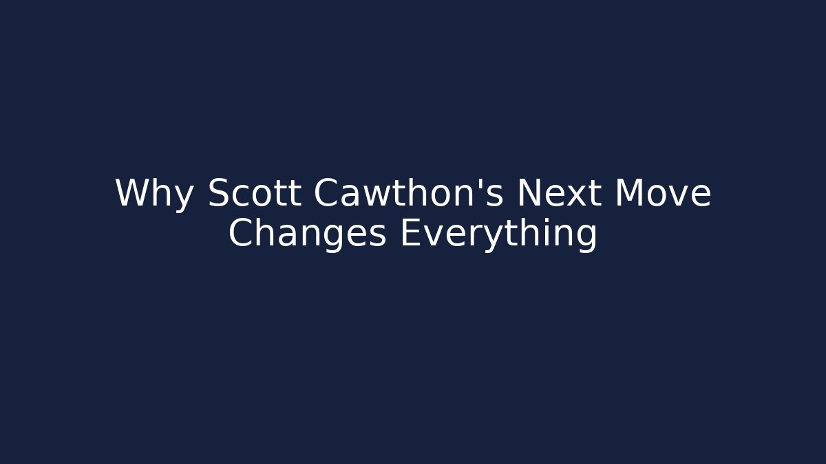 Why Scott Cawthon's Next Move Changes Everything