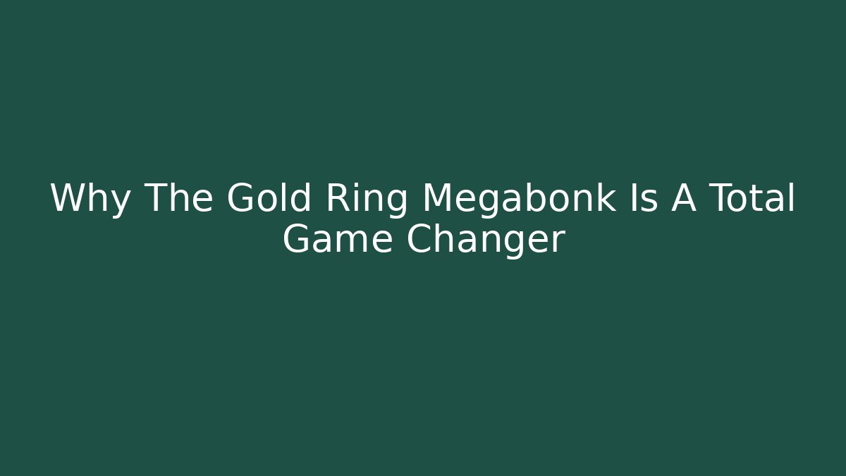Why The Gold Ring Megabonk Is A Total Game Changer