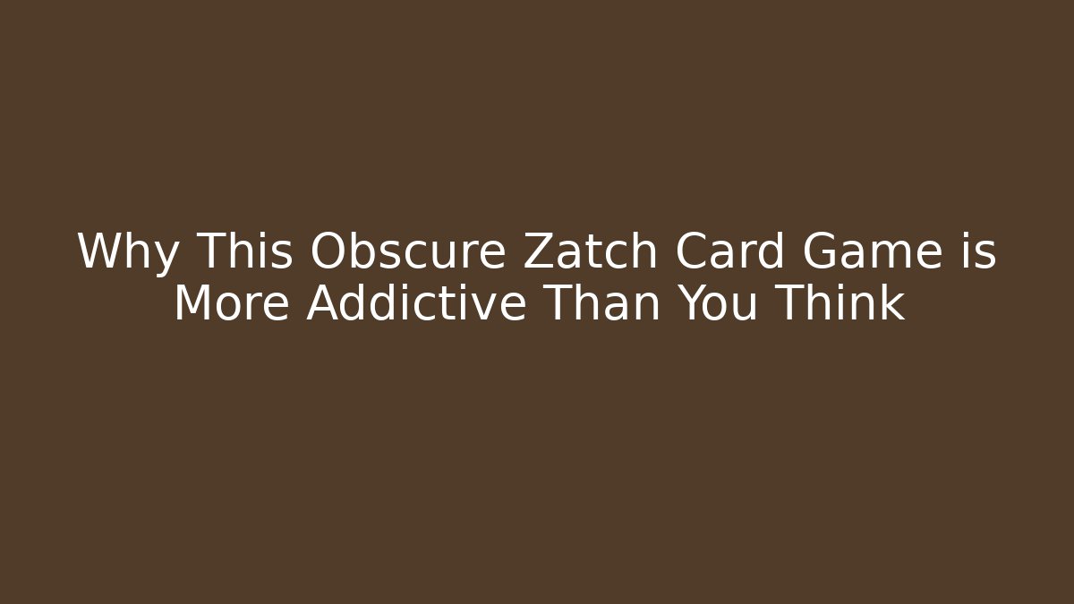 Why This Obscure Zatch Card Game is More Addictive Than You Think