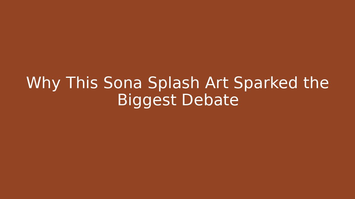 Why This Sona Splash Art Sparked the Biggest Debate - Vintage E-Juice