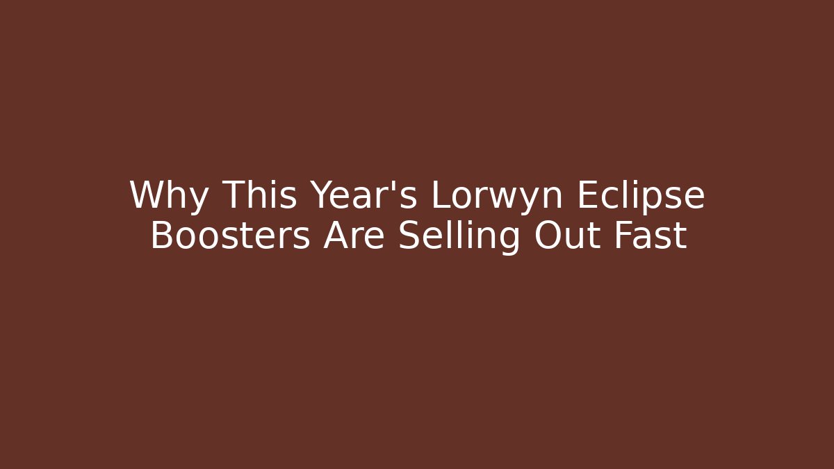 Why This Year's Lorwyn Eclipse Boosters Are Selling Out Fast